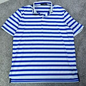 RLX Ralph Lauren Striped Performance Golf Polo Shirt Mens XL